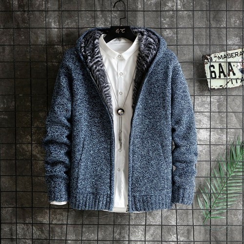 hooded knitwear